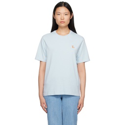 Blue Chillax Fox T-Shirt 232389F110067