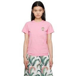Pink Hotel Olympia Edition Ice Cream T-Shirt 232389F110003