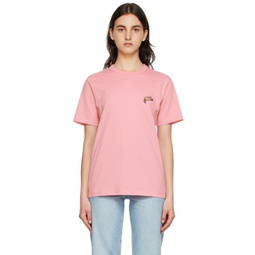 Pink Olympia Le-Tan Edition Hot Dog Fox T-Shirt 221389F110082