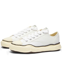 Maison MIHARA YASUHIRO Peterson Low Vintage Sole Canvas Sneaker White