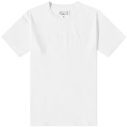 Maison Margiela Colllege Logo T-Shirt Optic White