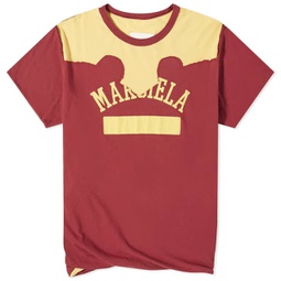 Maison Margiela Western Logo T-Shirt Burgundy