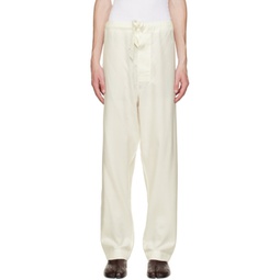 Off-White Wide-Leg Trousers 222168M191003