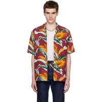 Red Floral Shirt 232168M192022