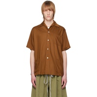 Brown Patch Shirt 231168M192004