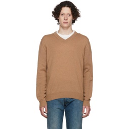 Brown Cashmere Sweater 222168M206009