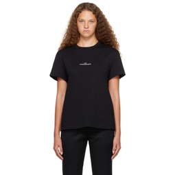 Black Printed T-Shirt 231168F110014