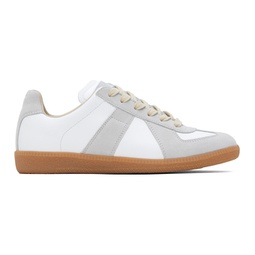 Gray & White Replica Sneakers 232168F128001