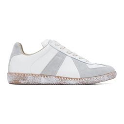 White & Gray Replica Sneakers 232168F128023