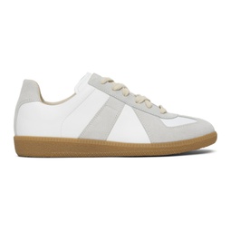 Off-White & Gray Replica Sneakers 231168F128012