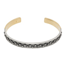 Silver & Gold Star Bracelet 241168M142001