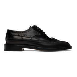 Black Tabi Monster Lace-Up Oxfords 241168M225004