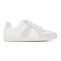 White & Gray Replica Sneakers 241168F128009