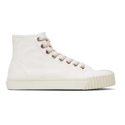 White Tabi Sneakers 231168M236005