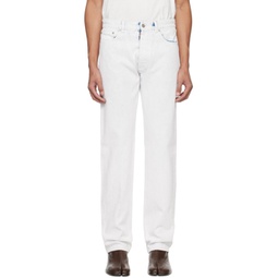 White 5-Pocket Jeans 241168M186010