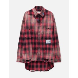 Vintage-like Check Shirt