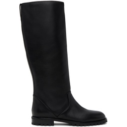 Black Motosahi Tall Boots 232140F115003