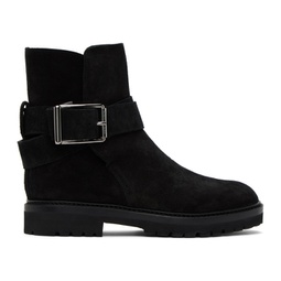 Black Hather Boots 232140F113007