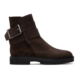 Brown Hather Boots 232140F113008