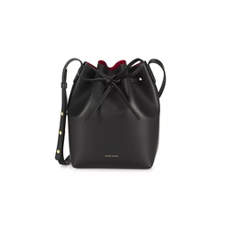 Mini Leather Bucket Bag