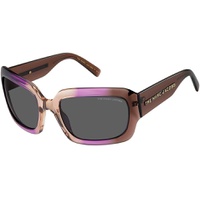 Sunglasses Marc Jacobs MARC 574 / S E53 / IR Woman color Purple/Brown gray lens size 59 mm