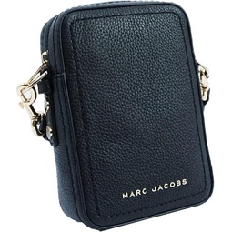 Marc Jacobs H131L01RE21-001 Black With Gold Hardware Womens North South Leather Crossbody Bag