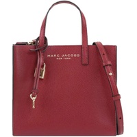 Marc Jacobs M0015685 Mini Grind Pomegranate With Gold Hardware Leather Small Womens Tote
