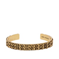 Marc Jacobs Monogram Engraved Bracelet Aged Gold