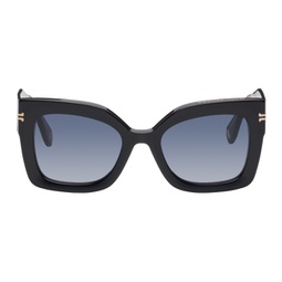 Black Cat-Eye Sunglasses 232190M134000