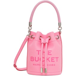 Pink The Leather Mini Bucket Bag 232190F048152