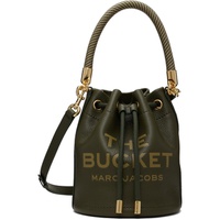 Green The Leather Bucket Bag 241190F048100