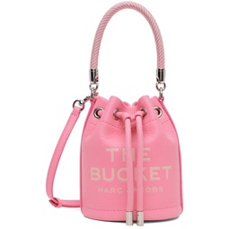 Pink The Leather Mini Bucket Bag 241190F048119