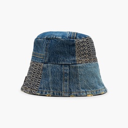 Patchwork Denim Bucket Hat