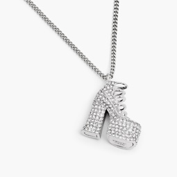 The Pave Kiki Boot Necklace