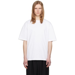 White Applique T-Shirt 241379M213004