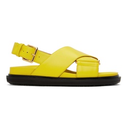 Yellow Fussbett Sandals 231379F124032