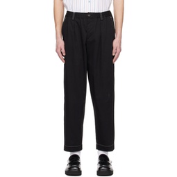 Black Cropped Trousers 231379M191004