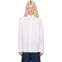 White Beaded Shirt 241379M192025