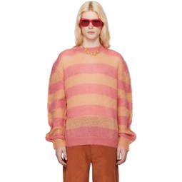 Pink & Orange Mix Sweater 241379M201020