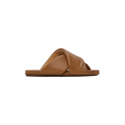 Brown Spanciata Sandals 241349F124010