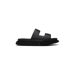 Black Intagliato Sandals 231349M234010