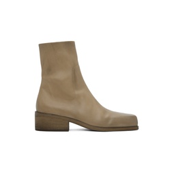 Taupe Cassello Boots 241349M228003