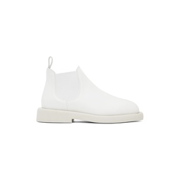 White Gomme Gommello Chelsea Boots 231349M223001
