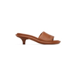 Brown Spilla Heeled Sandals 231349F125001