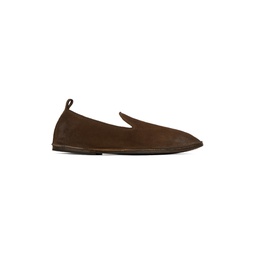 Brown Strasacco Loafers 231349F121005