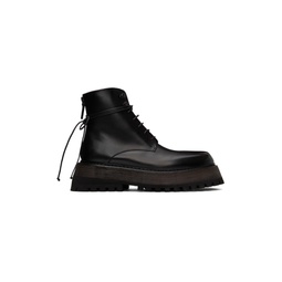 Black Quadrarmato Boots 222349M255000