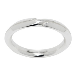 Silver Splyt Ring 241153M147001