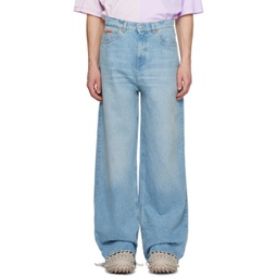 Blue Extended Jeans 241892M186003