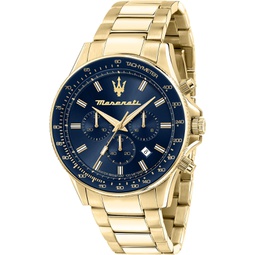 Maserati R8873640008 Yellow Gold Steel analog quartz Man Watch