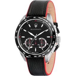 Maserati Mens R8871612028 TRAGUARDO Analog Display Quartz Black Watch